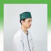Kopiah/Peci Sagopah Dasar Hijau Motif Stik - Image 2