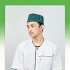 Kopiah/Peci Sagopah Dasar Hijau Motif Stik - Image 6