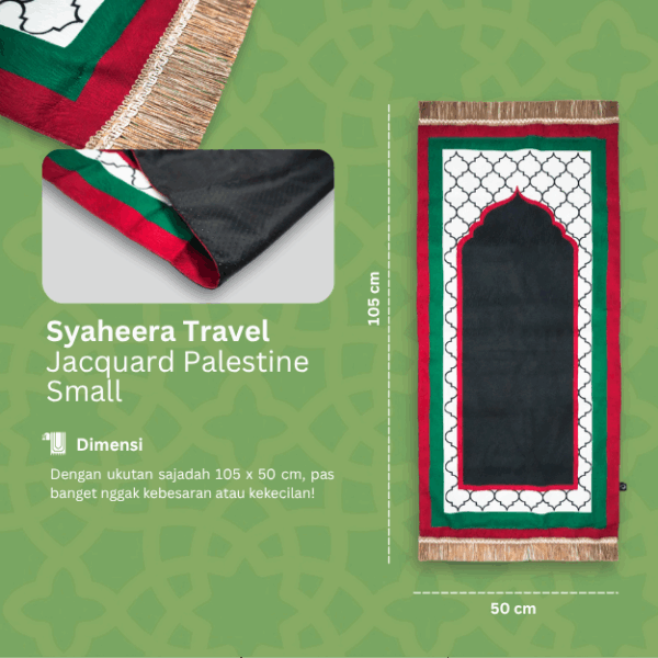 Sajadah Syaheera Travel Jacquard Palestine Small - Image 2