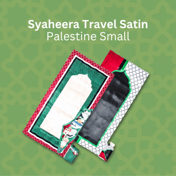 Sajadah Syaheera Travel Satin Palestine Small