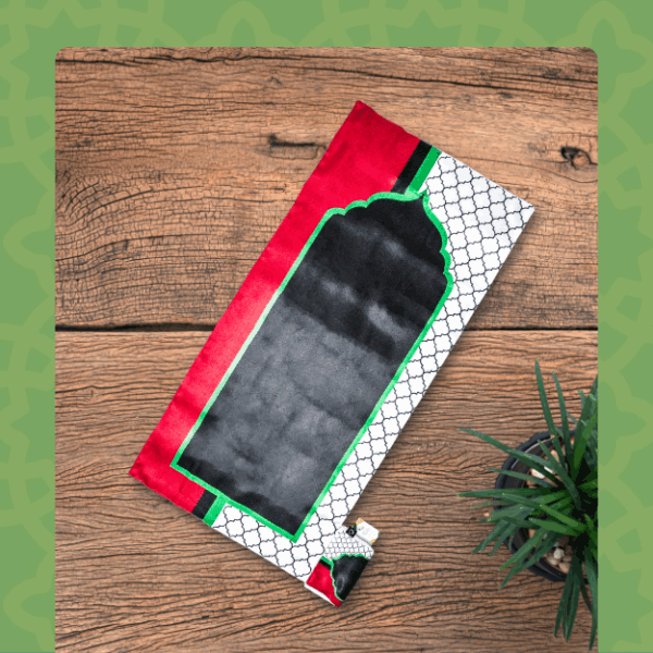 Sajadah Syaheera Travel Satin Palestine Small - Image 5